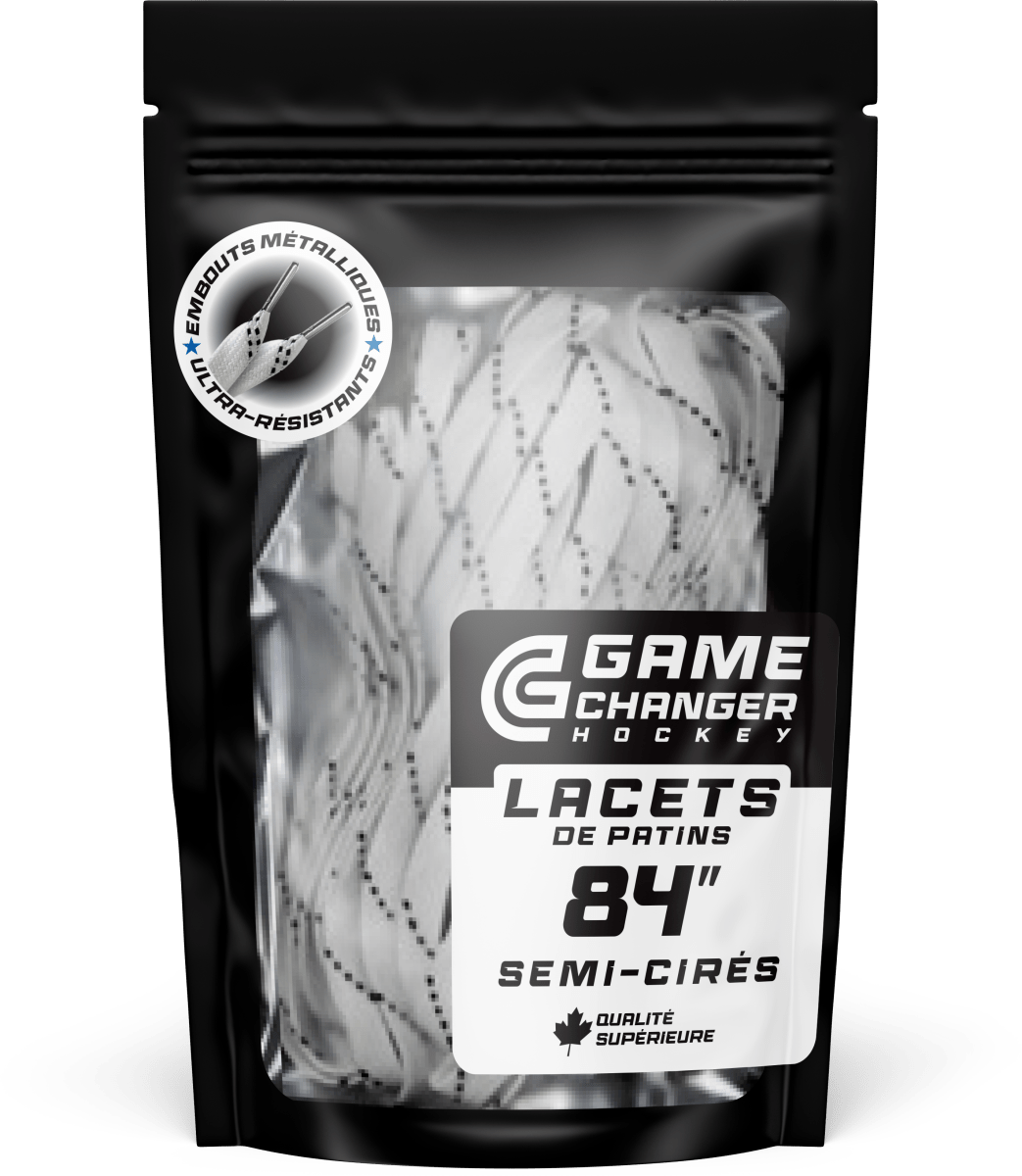 Lacets en tissu blanc Pack - Game Changer Hockey
