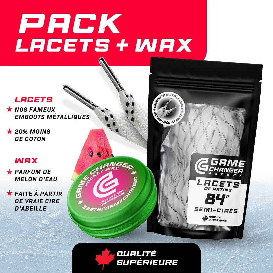 Duo pair of laces + stick wax (wax)